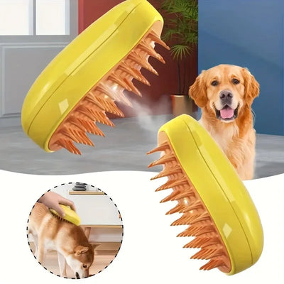 Steamy Pet Grooming Brush