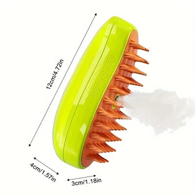 Steamy Pet Grooming Brush